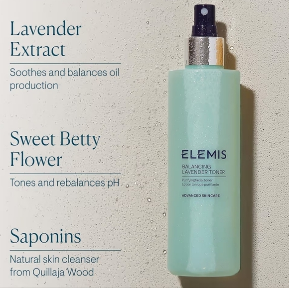 ELEMIS Balancing Lavender Toner, Purifying Facial Toner, 200ml, NIB - Picture 6 of 7